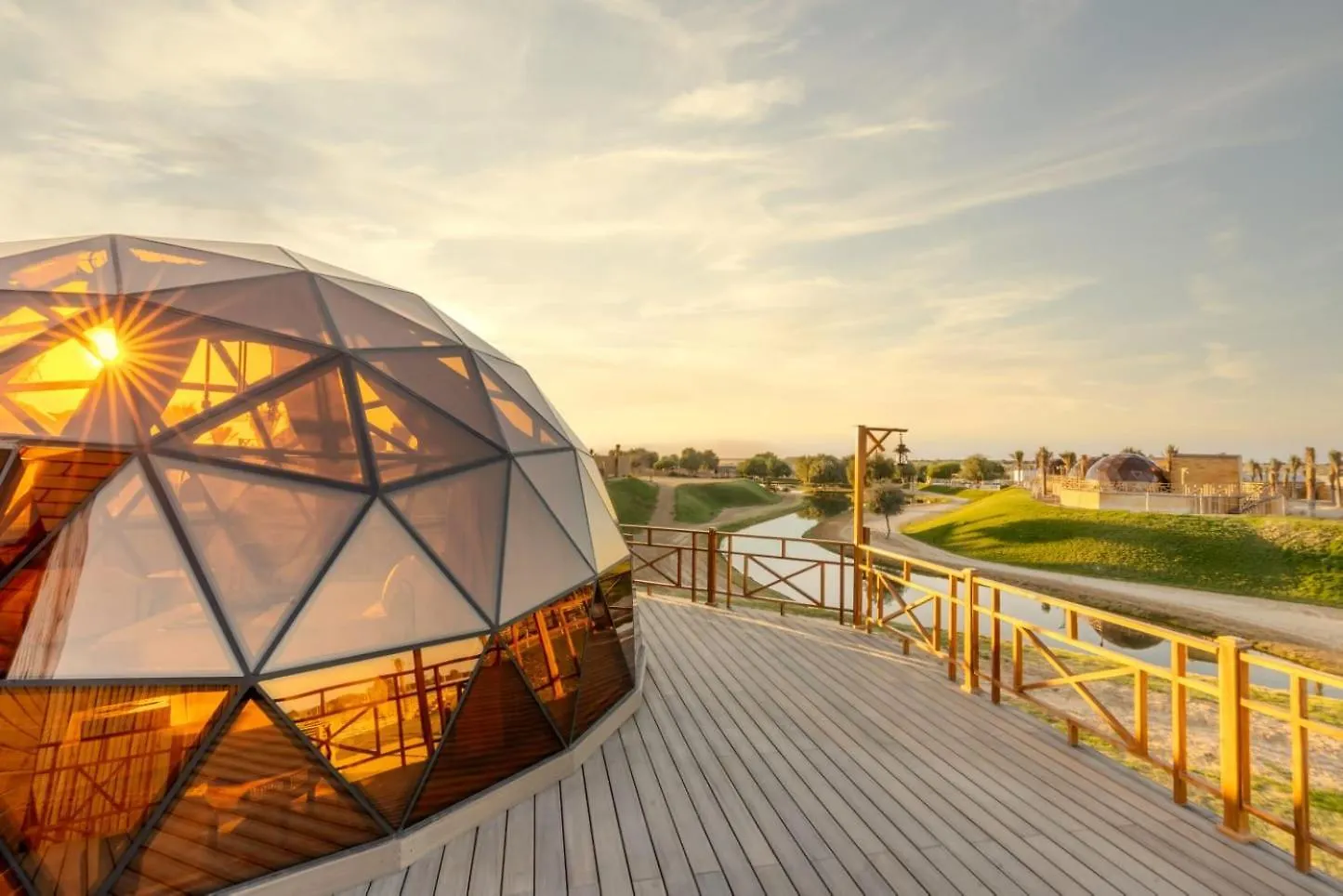Luxury tent Al Marmoom Oasis Luxury Experiential Desert Domes Dubai